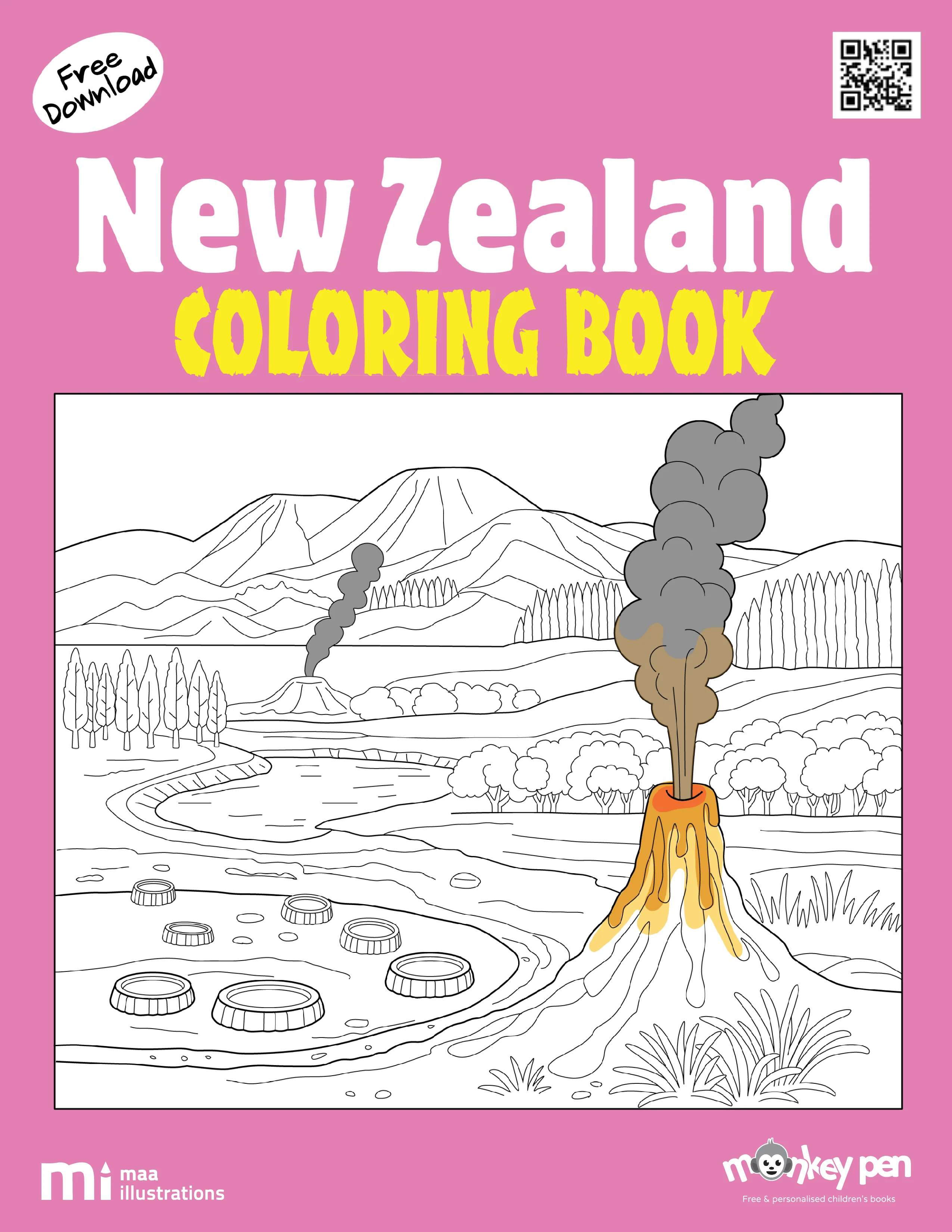 New Zealand Coloring Pages – Discover Aotearoa in Every Shade!
